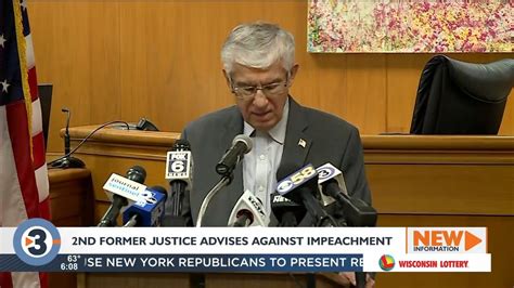 2nd former Wisconsin Supreme Court justice advises Republican leader against impeachment